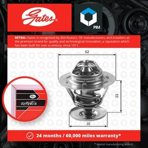 Coolant Thermostat fits FORD ESCAPE 2.0 01 to 04 ZH20GYF Gates 1001993 1663819 - Picture 1 of 2