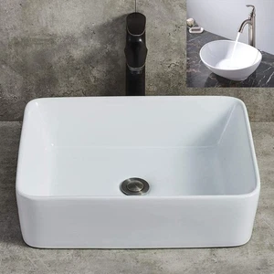 Waschbecken Keramik Waschschale Waschtisch Aufsatzwaschbecken Handwaschbecken DE - Bild 1 von 42