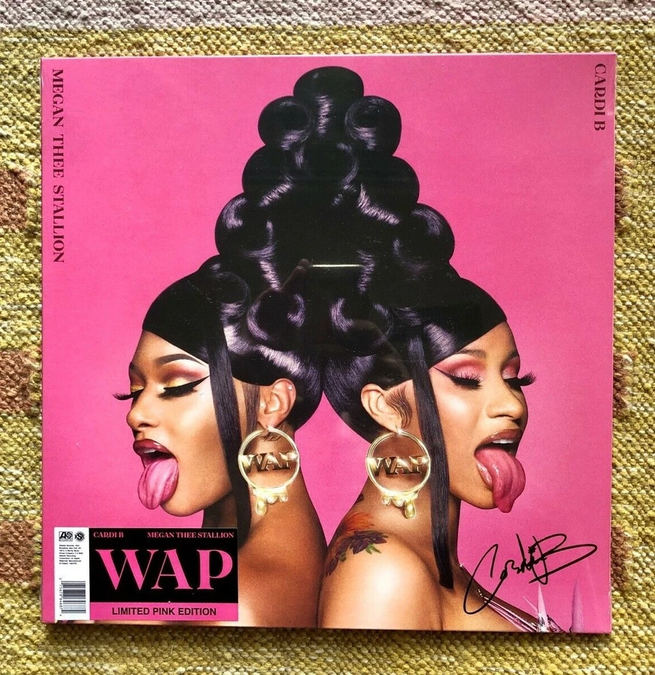Cardi B WAP Signed Vinyl Pink Sealed - Bild 1 von 1