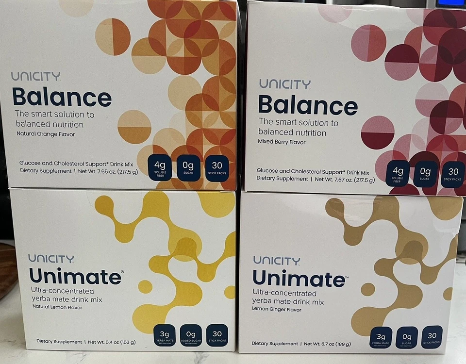 Unicity Balance Or Unimate 5 o 10 paquetes ENVÍO GRATUITO elección de sabor caducidad 2026 Foto 1 de 1