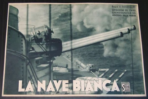 Fotoumschlag Film DAS WEISSE SCHIFF Roberto Rossellini - Francesco De Robertis WW2 WK - Bild 1 von 1
