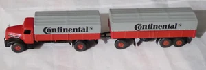 Marks Gauge N 1:160 Old MAN F 8 Truck Continental Flatbed / Tarpaulin, Rare - Picture 1 of 5