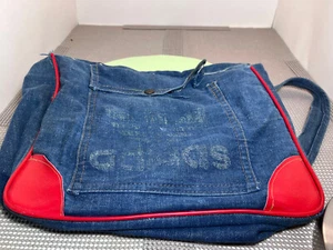 vintage adidas purse bluejean material - Picture 1 of 11