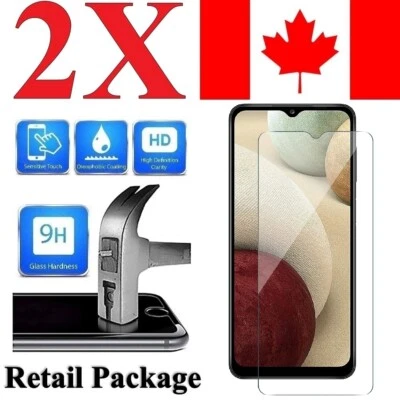 (2 PACK) Tempered Glass Screen Protector For Samsung Galaxy A12 & A13 4G/5G - Image 1 of 4