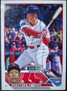 $1 BOGO Masataka Yoshida 2023 Topps Rookie Debut (RC) Boston Red Sox EX+ - Picture 1 of 1