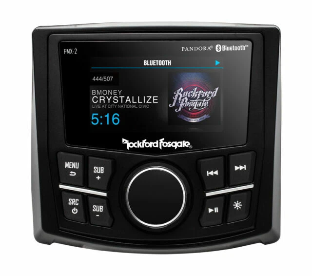 Rockford Fosgate PMX-2 27 inch Display Compact AM/FM/WB Digital Media Receiver