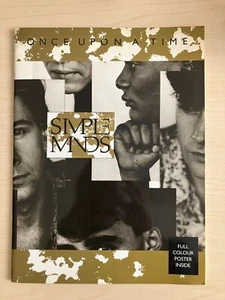 Simple Minds _ Once Upon a Time _ Spartito Tablature + Poster _ 1985 Warner UK - Picture 1 of 3