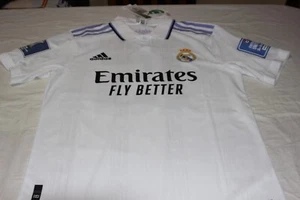 CAMISETA DE FUTBOL DEL MADRID MUNDIALITO 2023 MARCA ADIDAS T/L Nº 15 VALVERDE - Picture 1 of 4