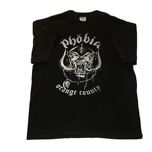 Vintage 90s PHOBIA ORANGE COUNTY shirt Men’s Size XL band Hardcore Punk Rock LA