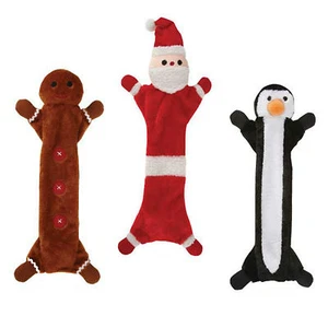 Unstuffie Vacaciones Navidad Papá Noel, Hombre Pan de Jengibre, Pingüino o Elfo Perro Juguete B22 - Imagen 1 de 5