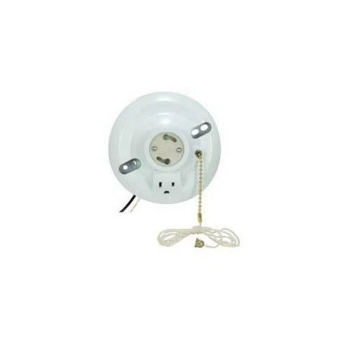 Satco Pull Chain w/Outlet GU24 CFL Receptacle - 902484 - Image 1 of 1