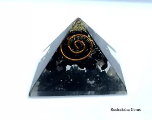 REIKI ENERGY CHARGED BLACK TOURMALINE ORGONE PYRAMID POWERFUL ENERGY GENERATOR - Picture 1 of 9