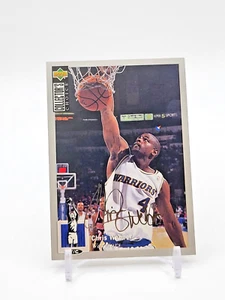 Chris Webber SILVER SIGNATURE 1994-95 Upper Deck Collectors Choice #4 Warriors - Picture 1 of 2