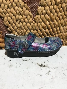 Alegria Paloma Red Rock Mary Jane PAL-7809 Multicolor Rainbow US Size 8-8.5 - Picture 1 of 8