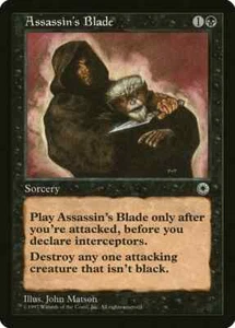 Magic The Gathering PORTAL ASSASSIN'S BLADE - Picture 1 of 1