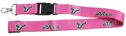 SOUTH FLORIDA PINK LANYARD- USF PINK KEYCHAIN LANYARD-36" LONG Cover