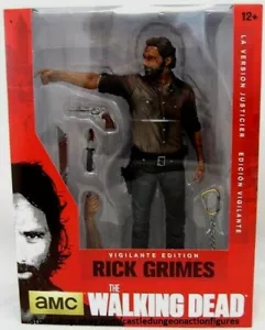 Rick Grimes Vigilante Bloody Version Walking Dead giocattoli McFarlane 10 pollici - Foto 1 di 4