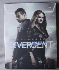 Divergent Steelbook Blu Ray + DVD Steelbook 2014 Divergent Series - Picture 1 of 8