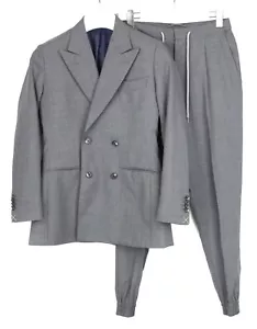 Suitsupply La Spalla / Brescia Costume Homme UK 32 / UK 26 Croisé En Laine - Imagen 1 de 16
