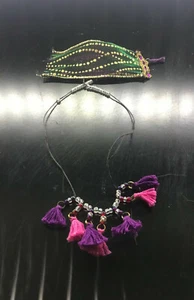 Satteldecke / Vorderzeug, handgearbeitet für Peter Stone / Breyer Araber trad. - Bild 1 von 1