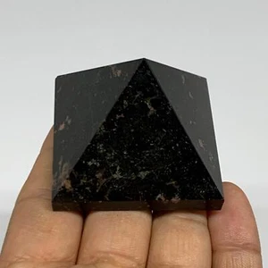 108.9g, 1.4"x1.8"x1.8", Black Tourmaline Pyramid Gemstone,Healing Crystal, B3184 - Picture 1 of 14