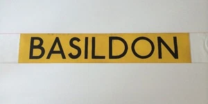 Southend Linen Bus Blind 1984 30" Very Rare - Basildon - Picture 1 of 1