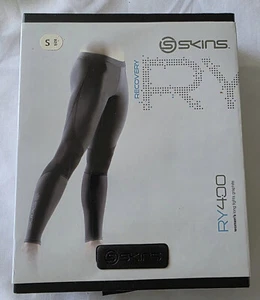 Skins RY400 Compression Tights Pants Womens S Black Work Out Recovery Athletic - Picture 1 of 6