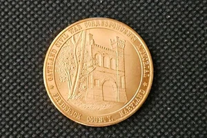 1962 Gathland Civil War Memorial Frederick County Maryland 50 centavos recuerdo - Imagen 1 de 3
