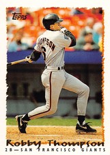 Robby Thompson 1995 Topps 556  San Francisco Giants