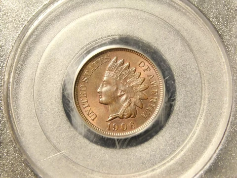 1906  Indian Head Cent  PCGS MS-64 BN Cover