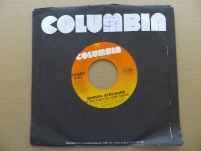 Barbra Streisand – The Main Event / Fight - 1979  Columbia 3-11008 7" Single VG+ - Image 1 of 4