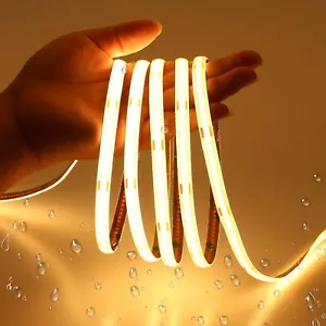 Striscia LED COB Luce 24V 480LED/m 10W/m Bianco Caldo 2700K IP20 (3x2m) 6 metri - Foto 1 di 8