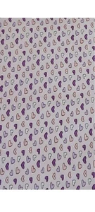 Hearts Pink Valentine 100% Cotton Poplin Print Bunting Craft Dress Fabric - Picture 1 of 1