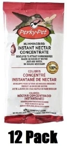 (12) ea Perky-Pet # 240SF  8 ounce Instant High Energy Hummingbird Nectar Food  - Picture 1 of 6