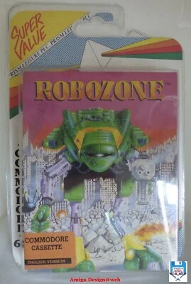 🕹 ROBOZONE Commodore C64 / C 64  / Spiel / Kassette / Datasette Sealed  🕹 - Bild 1 von 4