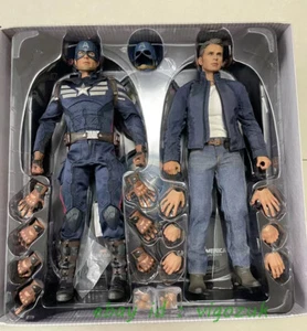 Figura de acción HT HotToys 1/6 MMS243 Capitán América 2 sigilo + edición casual - Imagen 1 de 7