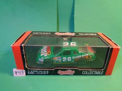 Quartzo Die Cast Car, 1/43 Scale, Brett Bodine, #26 Quaker State Motor Oil (New) - Image 1 of 4