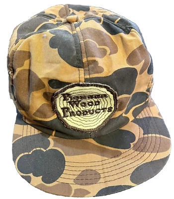 De colección K Brands Marrón Camuflaje Parche Camionero Pionero Productos de Madera Gorra Sombrero Foto 1 de 4