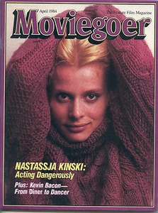 April 1984 Moviegoer Magazine Natassja Kinski Cover - Imagen 1 de 2
