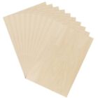 10 X Plywood Panels , A3 Wooden Panel, Fretsaw Wood For Diy Woodworking,5190