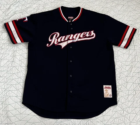 Stitches Authentic Gear Men's Texas Rangers #23 Mark Teixeira Jersey XL 26” x 30 Cover