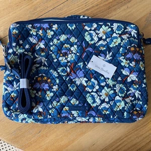 Vera Bradley Laptop Workstation Crossbody in Floral Bursts - NWT-$98 - Picture 1 of 14