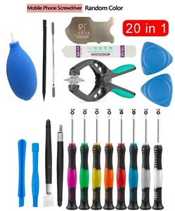 Kit strumenti riparazione apertura schermo cellulare 20 in 1 set cacciaviti per iPhone - Foto 1 di 11