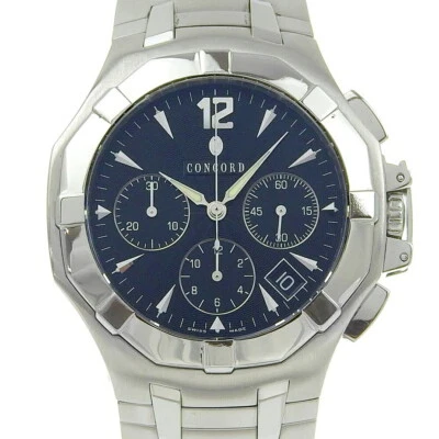 Concord Saratoga 14.H7.1892 Swiss Made Chronograph Herren Aus Japan W0507 - Bild 1 von 4