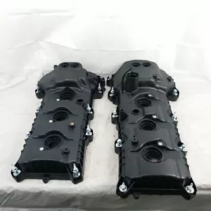 Fits Ford Mustang Explorer Edge Taurus V6 3.5L 3.7L Plastic Valve Cover Pair NOS - Picture 1 of 9