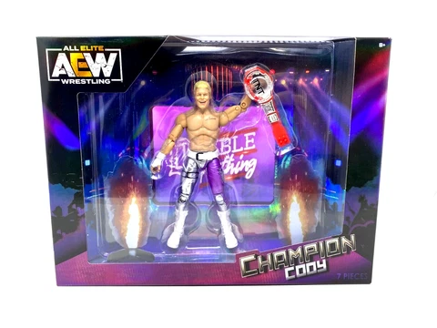 Jazwares AEW Unrivaled Champion Cody Rhodes SEALED Action Figure (5) Cover