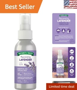 Rejuvenating Lavender Essential Oil Mist 2.4oz - Aromatherapy & Relaxation Spray - Picture 1 of 8