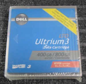 Dell Computer LTO Ultrium 3 WORM Data Cartridge 400GB / 800GB #0RC922 New Sealed - Picture 1 of 2