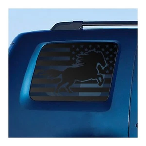 USA Flag w/Horse Decals fits Honda Pilot  - Side Window Fits 2009-2015 - Picture 1 of 4