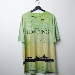 Rare VTG DISNEY The Lion King Flubber Green T Shirt 90s One Size Fits All DMG - Picture 1 of 14